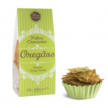 Folhas Crocantes de Orégãos