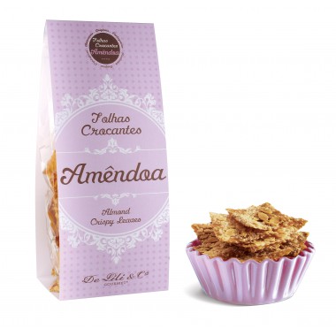 Folhas Crocantes de Amêndoa