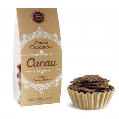 Folhas Crocantes de Cacau