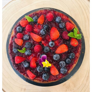 Cheesecake de frutos vermelhos